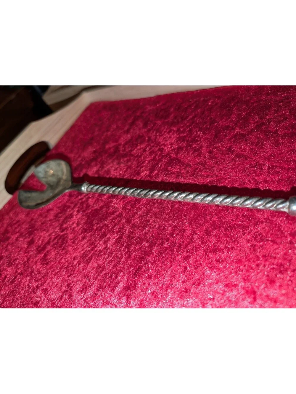 Vintage Italian Twisted Handle Spoon